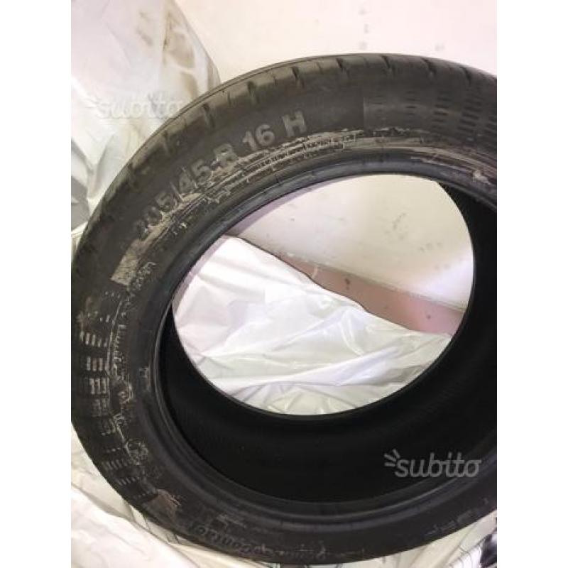 Pneumatici / treno gomme smart fortwo continental