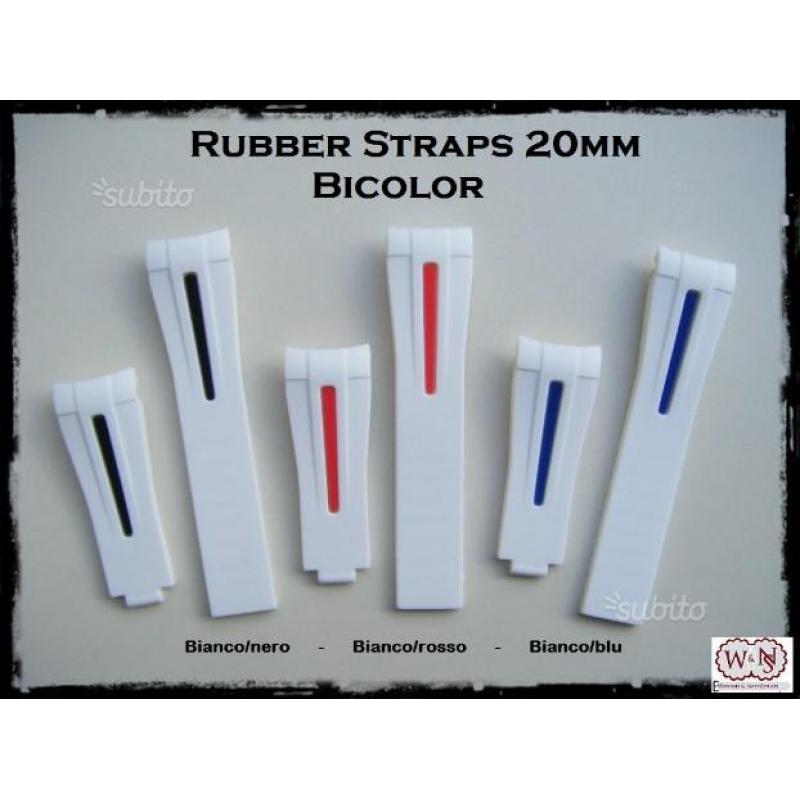 Cinturini Rubber 20mm - 25 colori